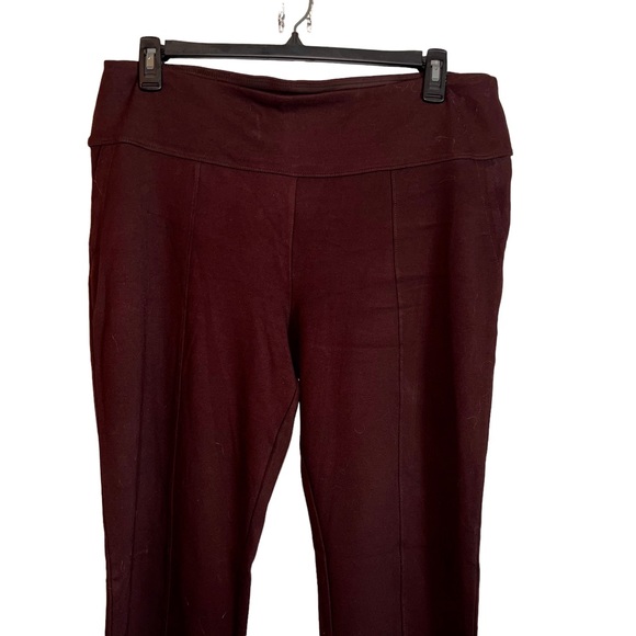 Ruby Ribbon Dark Brown Pants Sz XXL Slim Leg Ponte Knit Flattering Tummy Control - Picture 2 of 3